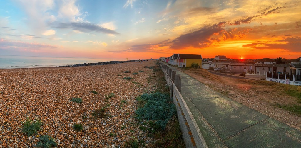 UK Beach Sunset August 2020