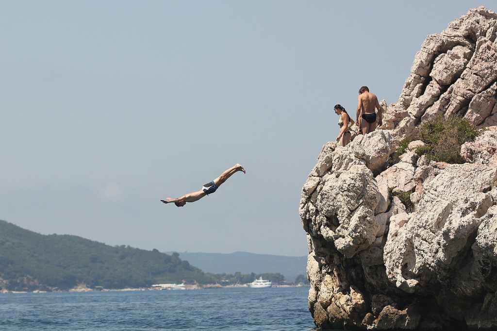 Diving in